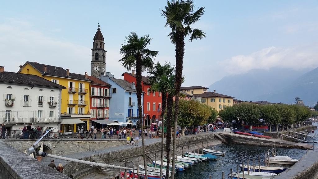Locarno, Casa Pioda - Nahe Zentrum, Mit Balkon Und Parkplatz Exterior photo